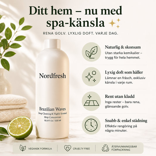 Nordfresh naturligt doftsatt mopptvål 120 Ml